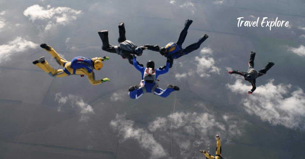 skydiving